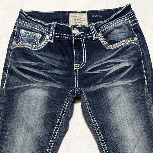 Grace in LA Boot Cut Jeans - Picture 8 of 8